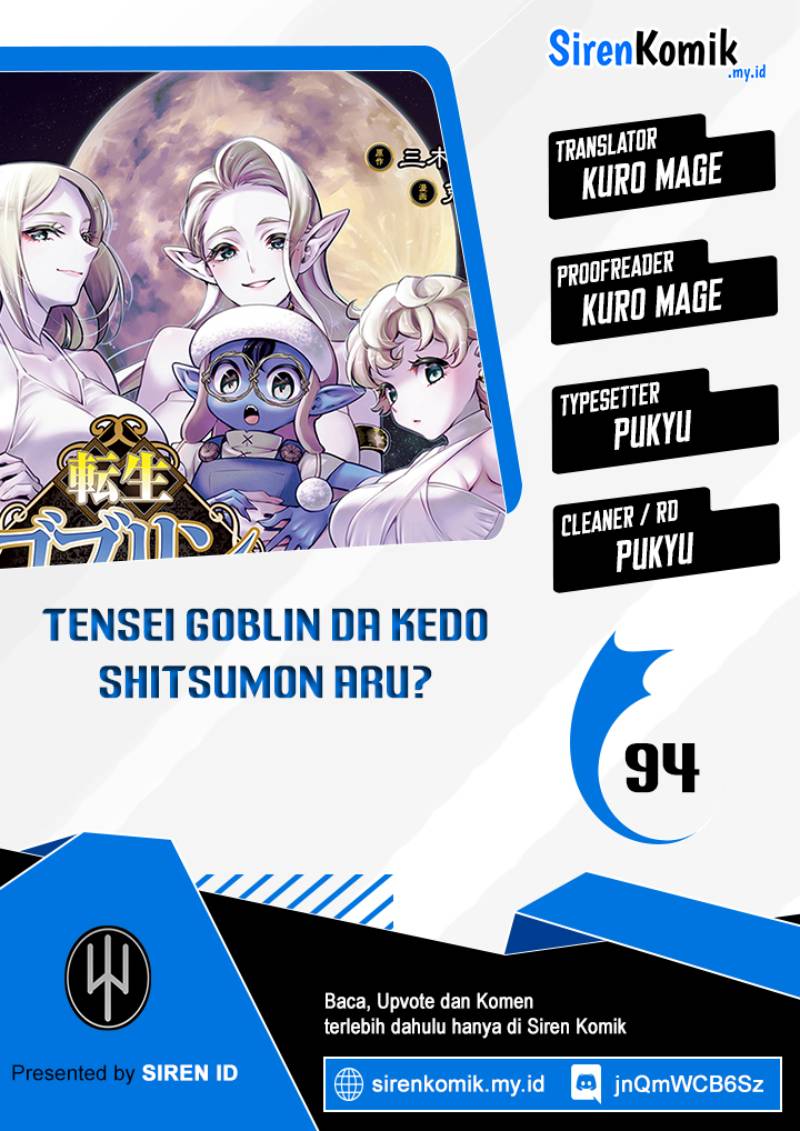 Tensei Goblin da kedo Shitsumon aru? Chapter 94 Bahasa Indonesia